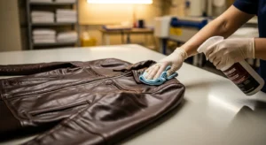 Service Jacket Suede Original Profesional Sekitar Rancabolang Bandung